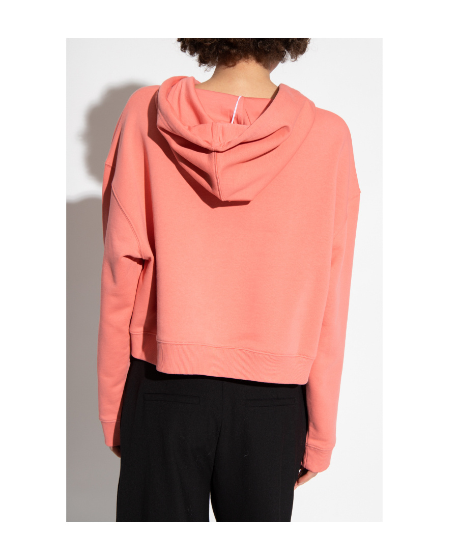 Stella Mccartney Drawstring Hooded Sweater In Pink