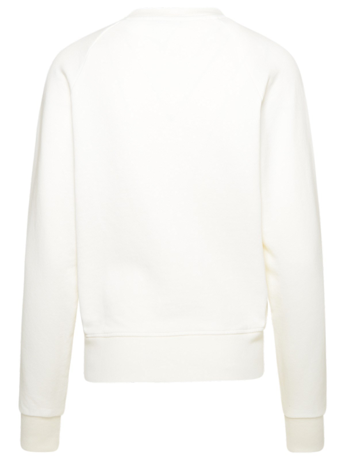 Shop Maison Kitsuné Fox-patch Sweatshirt In White