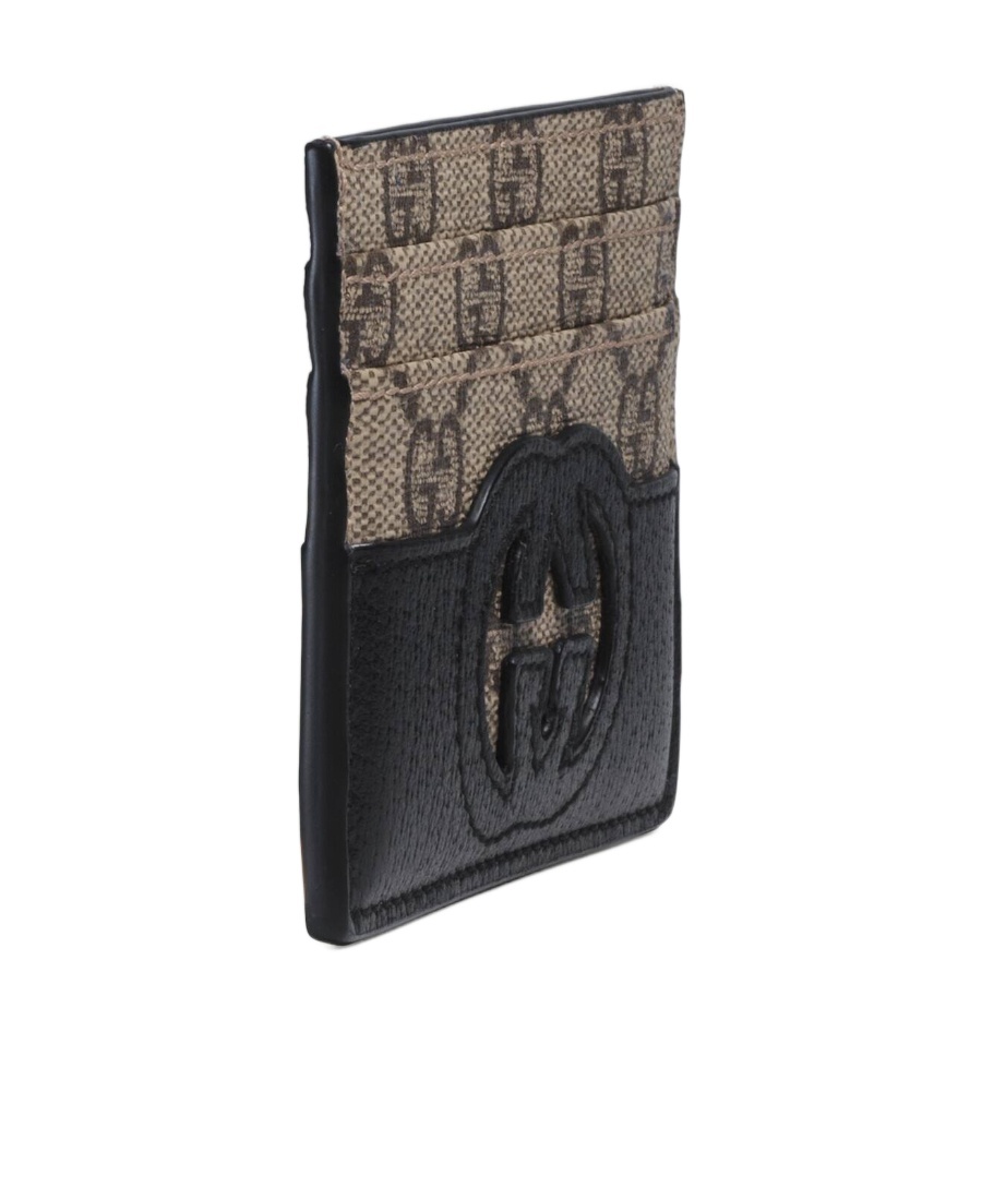 Gucci Logo-print Card Holder In Black