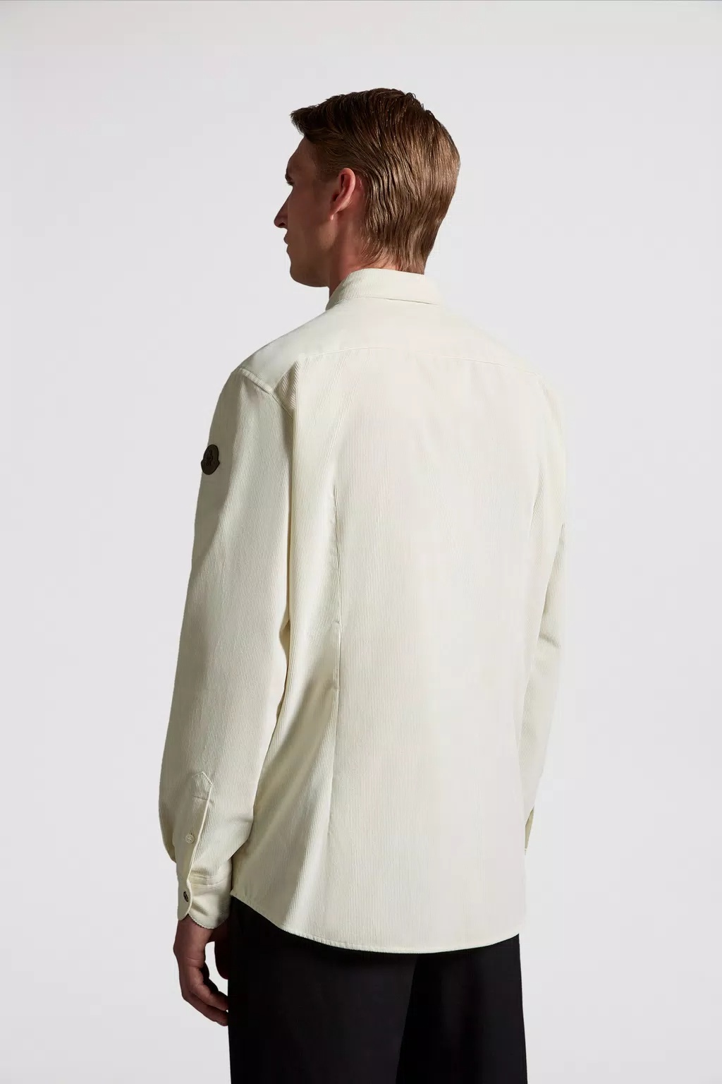Moncler Long-sleeved Shirt In Nude