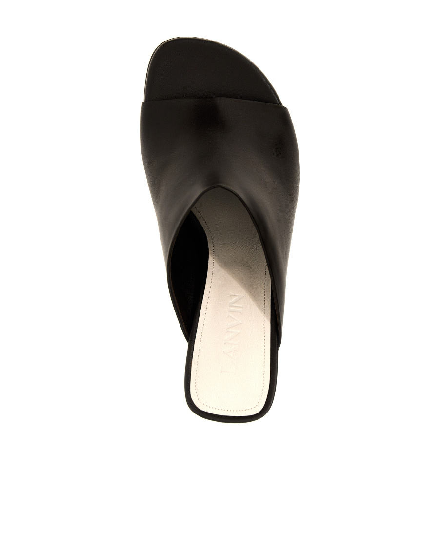 Lanvin Sequence Slip-on Mules In Black