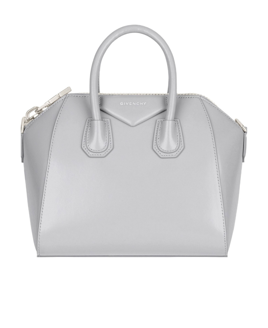 Givenchy Small Antigona Leather Tote Bag In White
