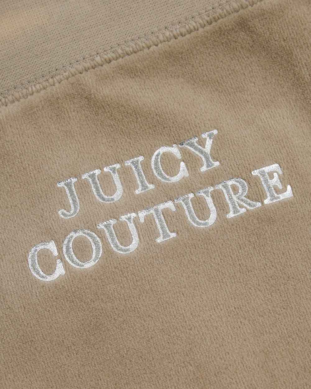 Juicy Couture Logo Casual Pants In Nude