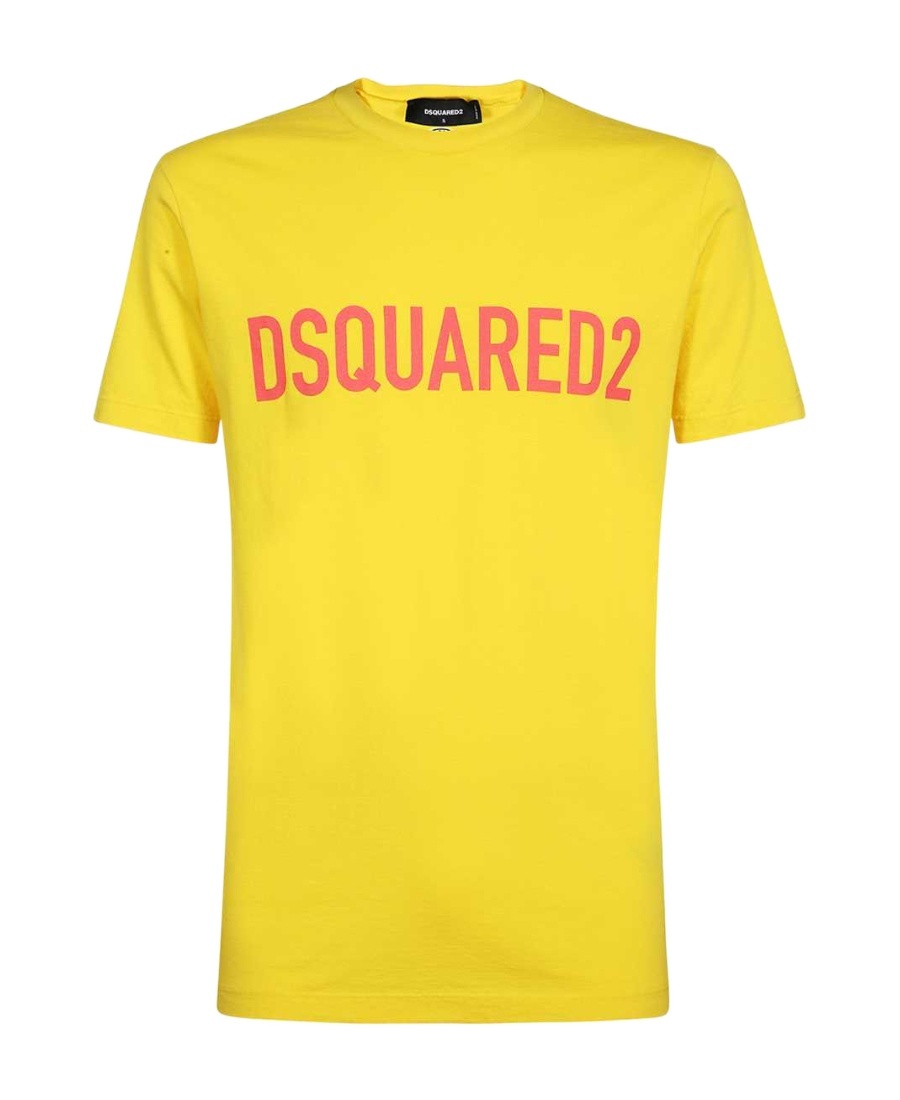 Dsquared2 Logo-print Crew-neck T-shirt In Gray