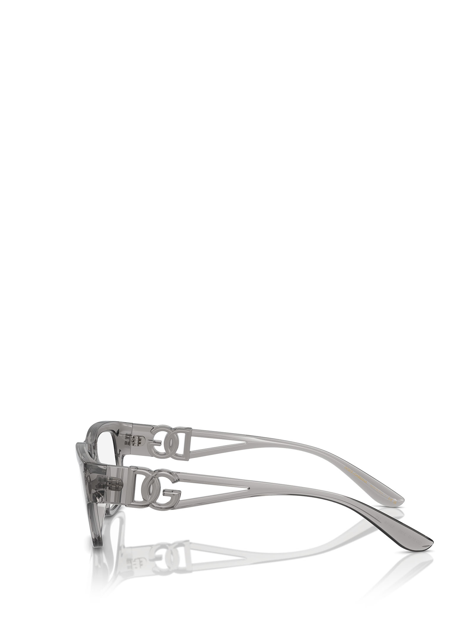 Dolce & Gabbana Dolce Gabbana Eyewear Rectangular Frame Glasses In Neutral