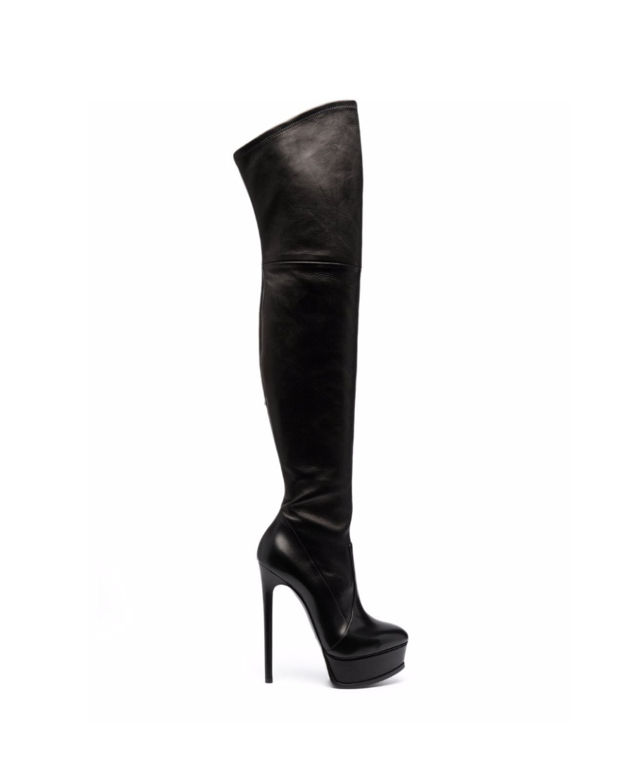 Casadei Over The Knee Boots In Black
