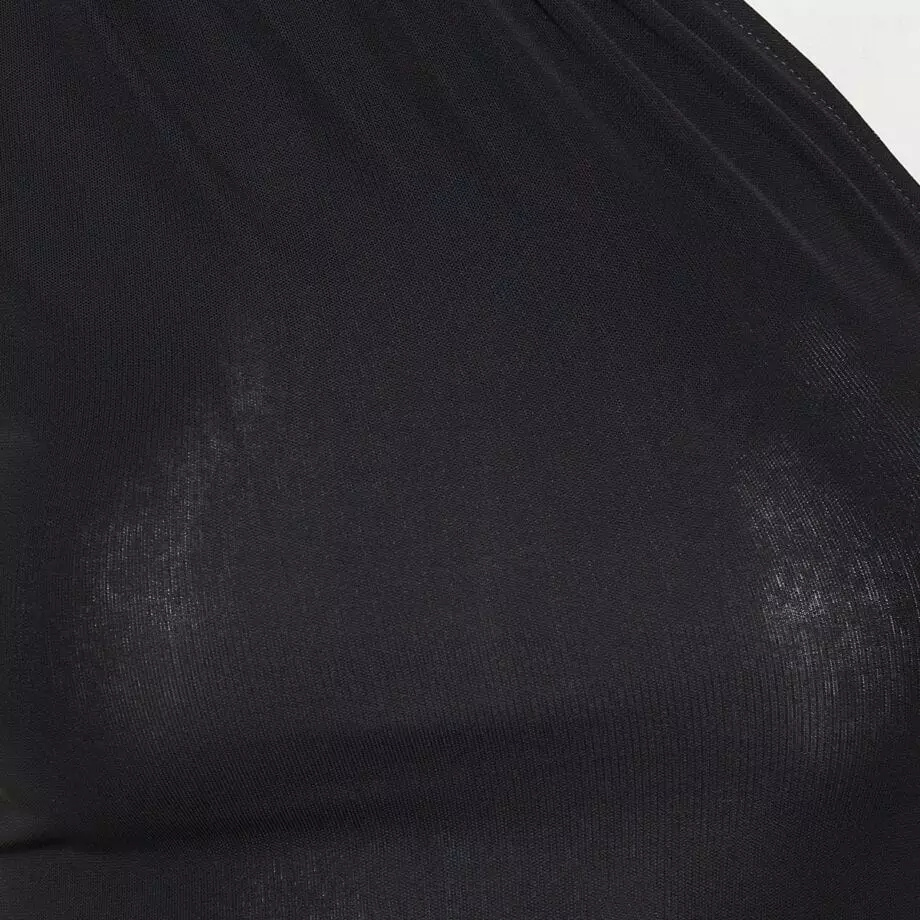 COURRÈGES COURRÈGES LONG SLASH CREPE DRESS