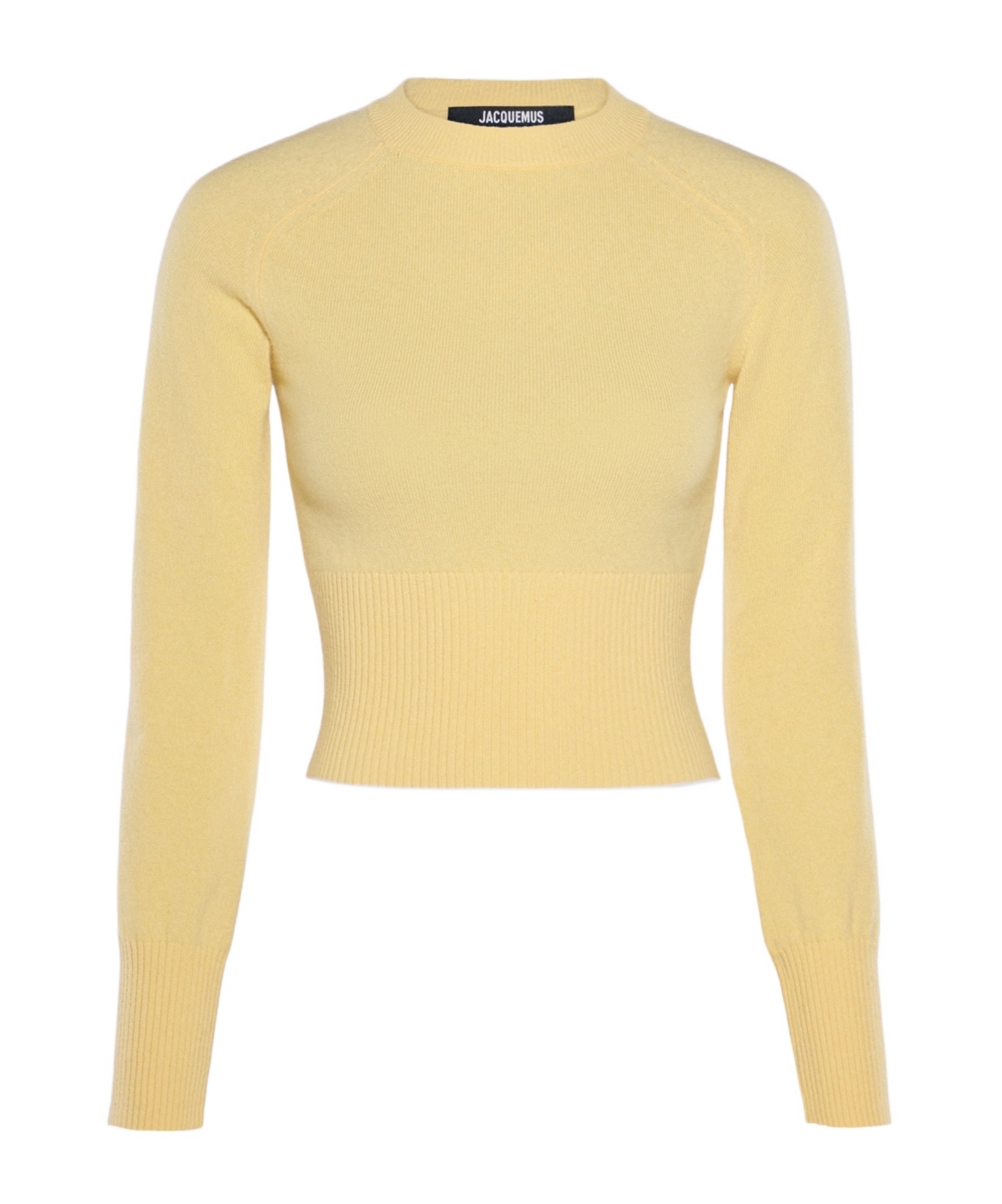 Jacquemus La Maille Soglia Cashmere-blend Jumper In Nude