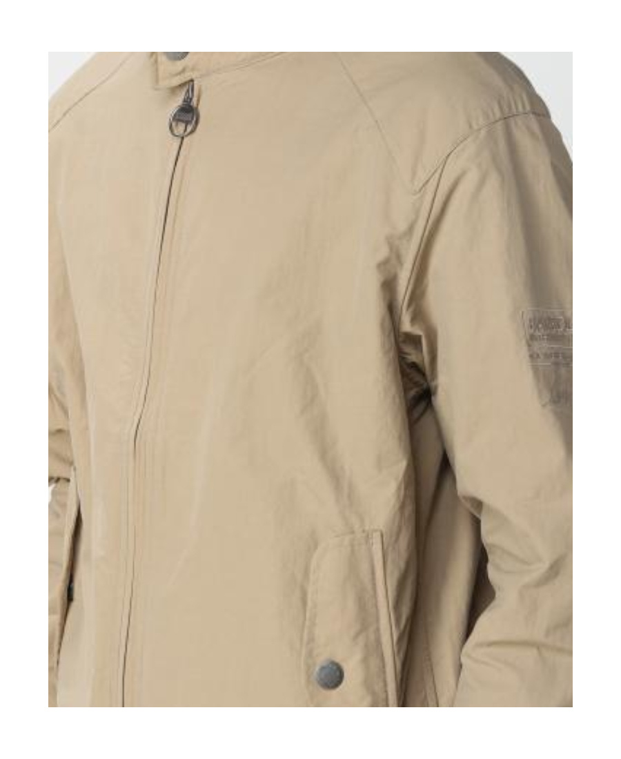 Barbour Zip-up Bomber Jacket In Brown