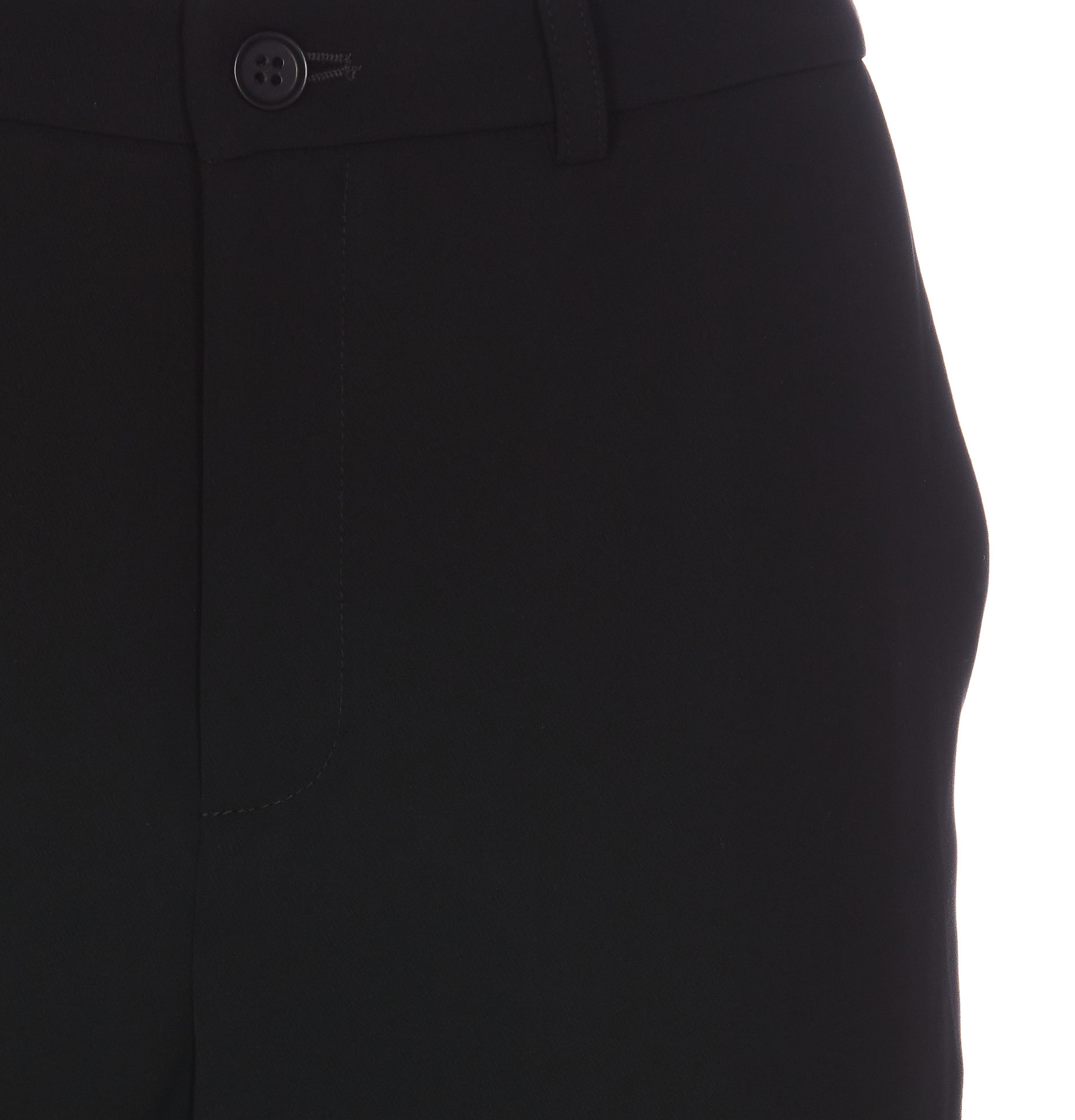 P.a.r.o.s.h Cargo-pocket Tapered Trousers In Black