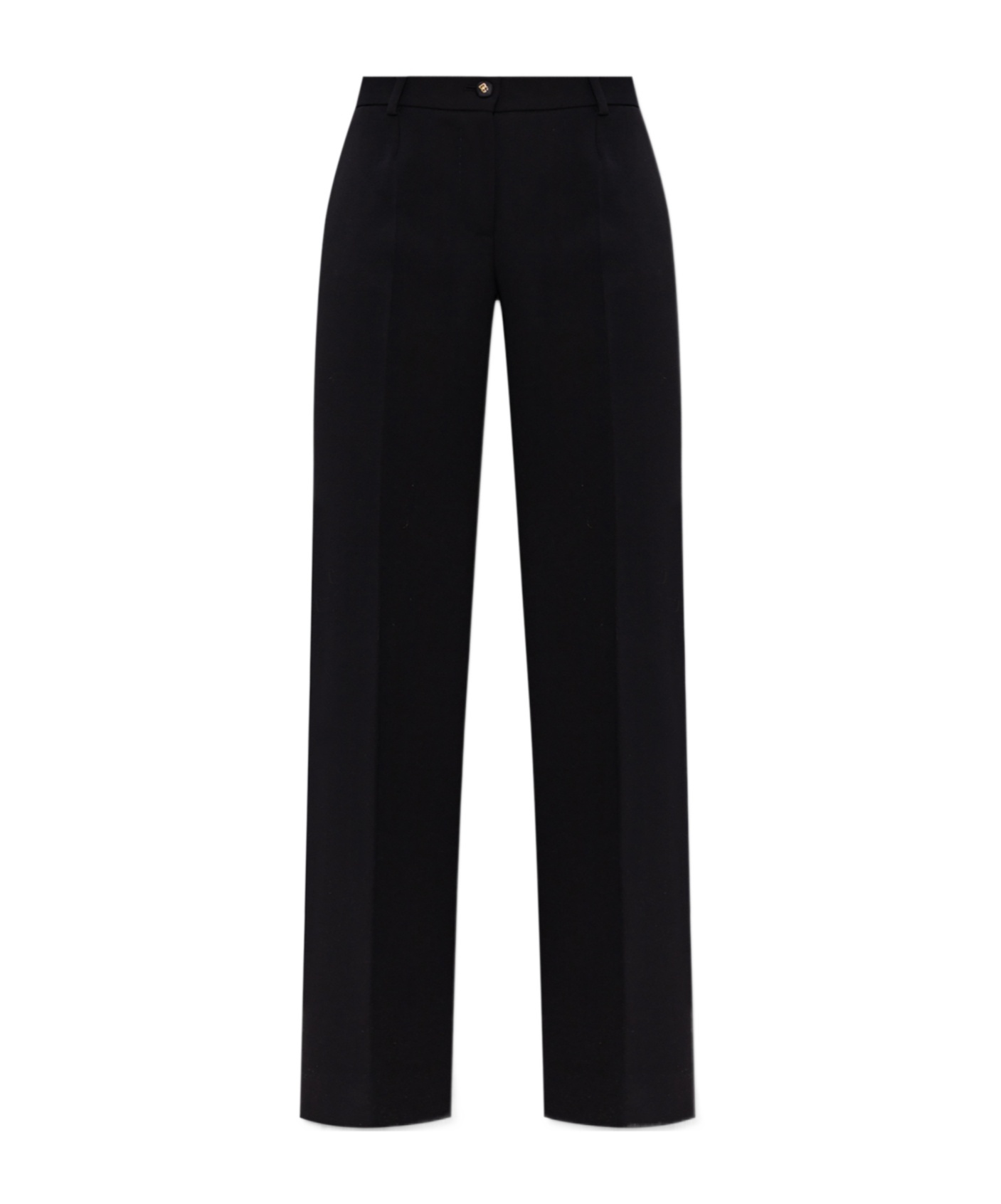 Dolce & Gabbana Wool Trousers In Black