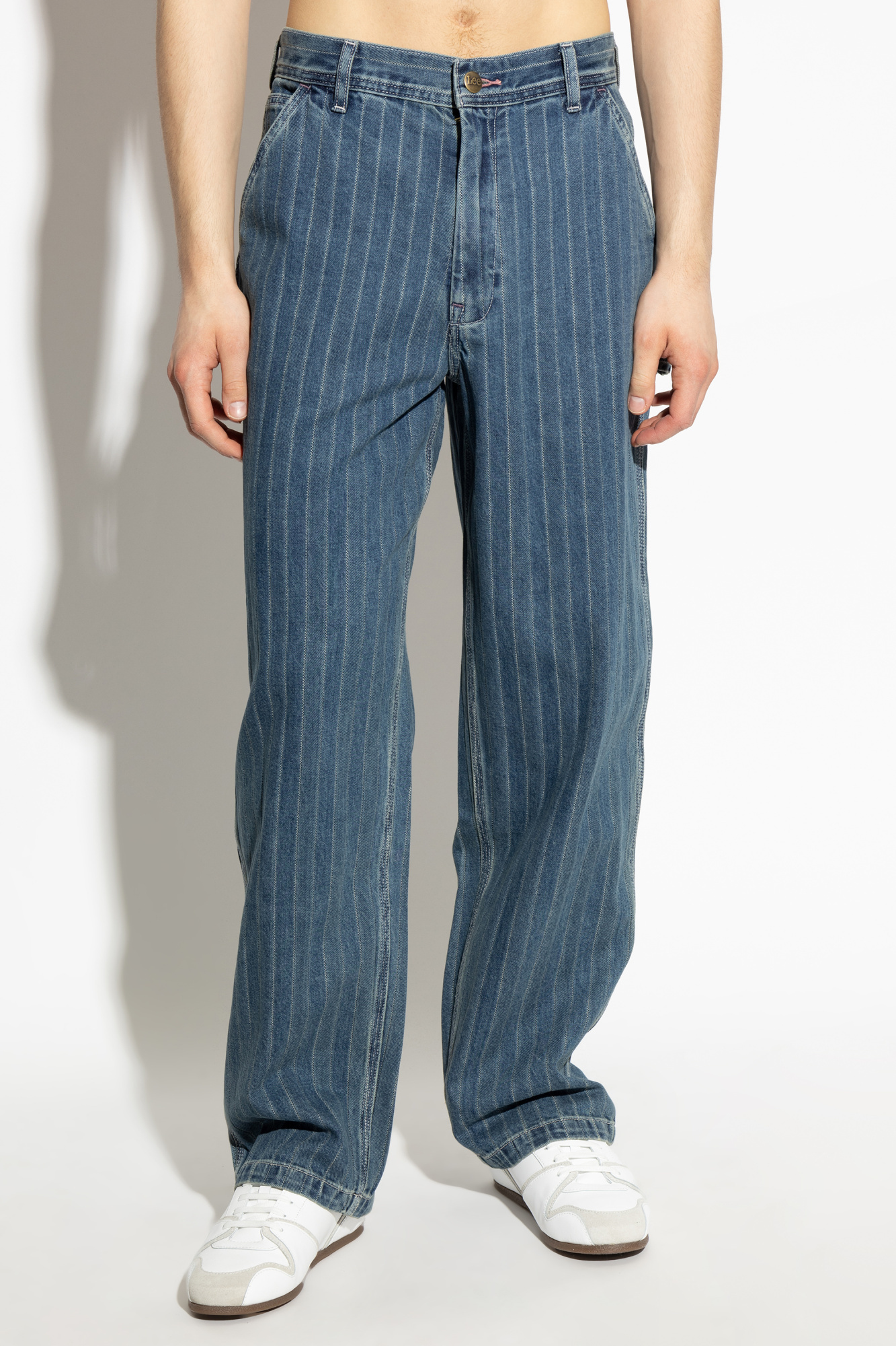 PAUL SMITH BELT LOOP DENIM TROUSERS