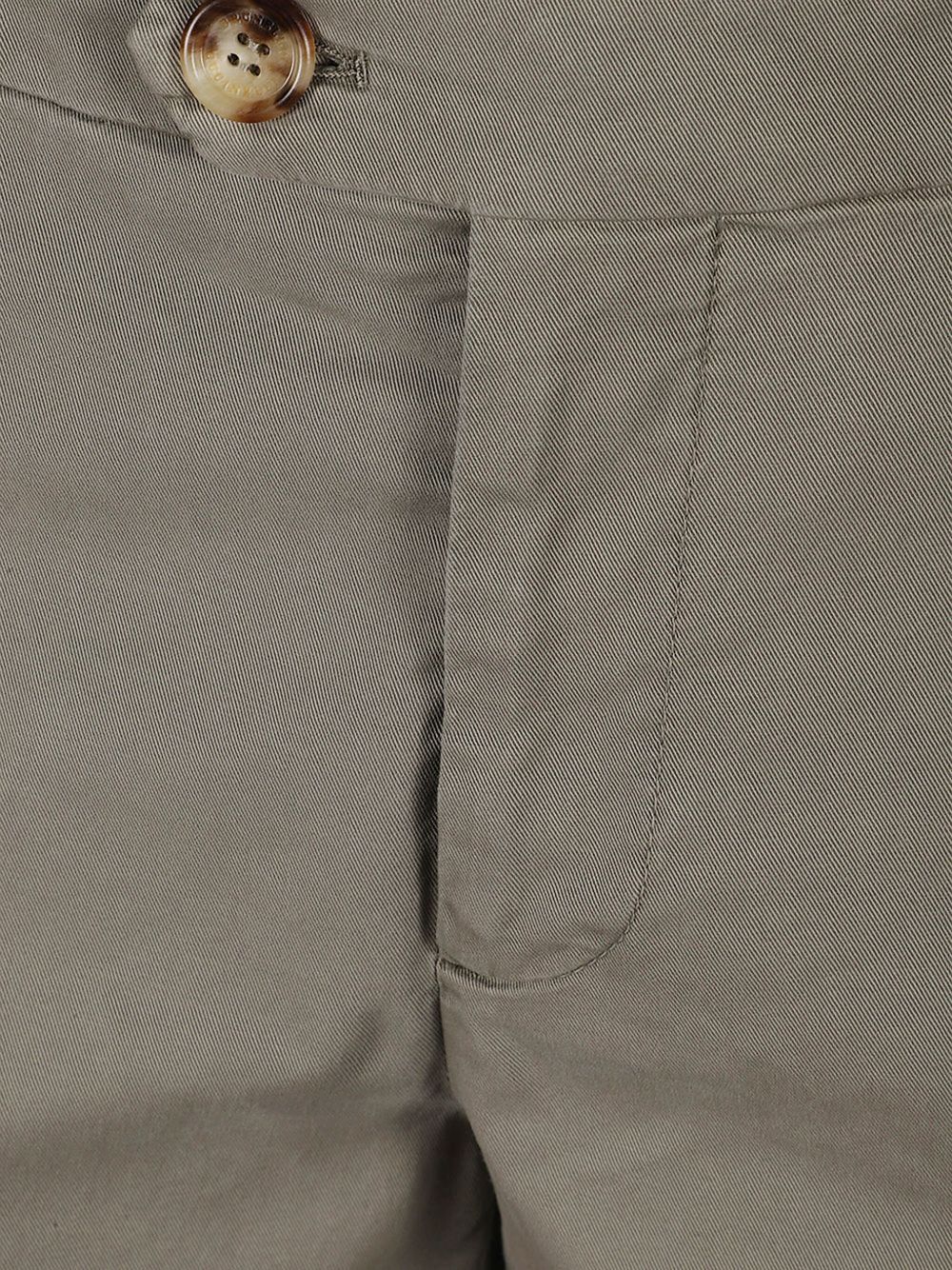 Brunello Cucinelli Straight-leg Trousers With Front And Back Pockets In Gray