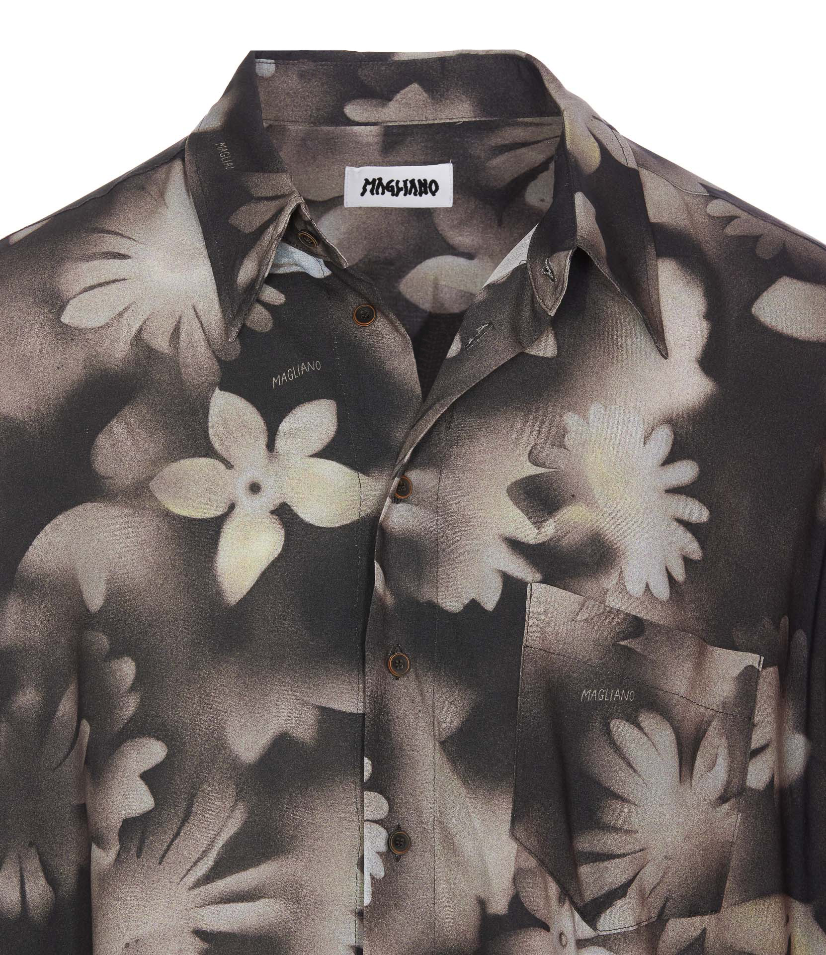 Magliano Camicia Curie X Ray In Viscosa In Black