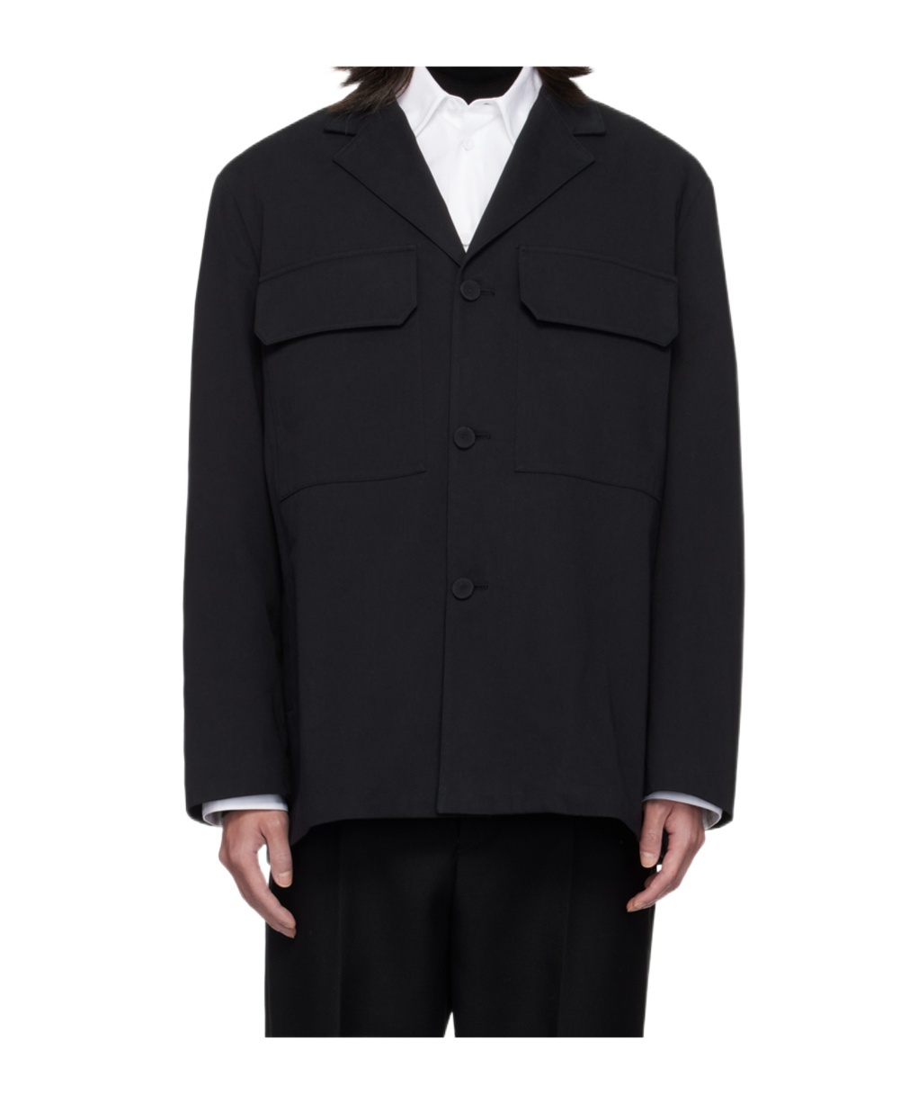 Jil Sander Wool Shirt In Multicolor