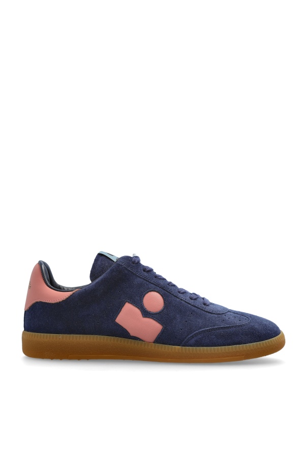 Isabel Marant Sneakers Suede Upper Rubber Sole In Black