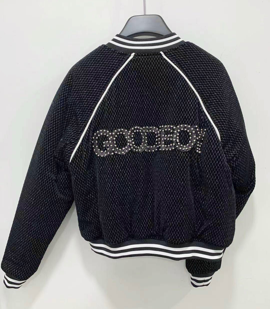 Xoxogoodboy Black Logo Casual Jacket In Black