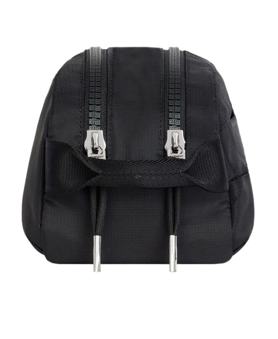 Givenchy Logo-patch Wash Bag In Black
