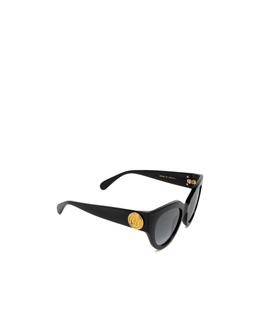 Gucci Logo-plaque Cat Eye-frame Sunglasses In Black