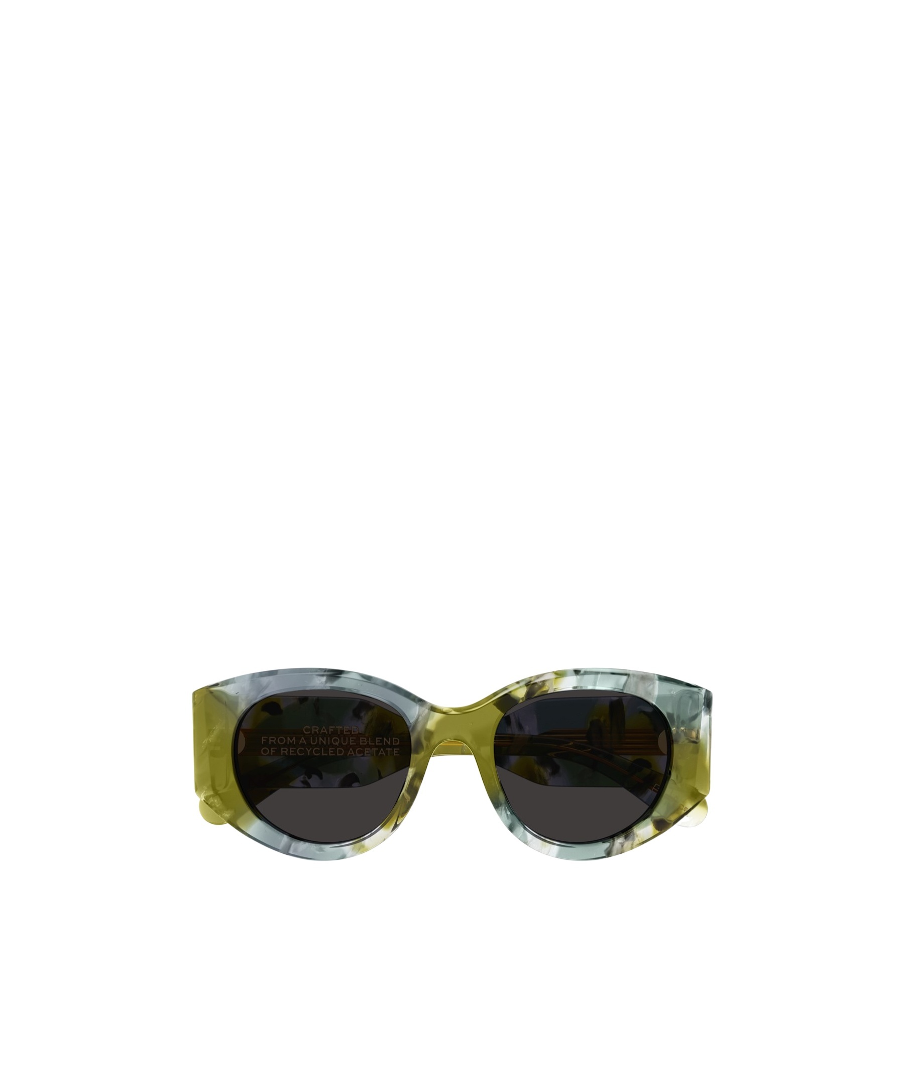 Chloé Marble-effect Sunglasses In Black