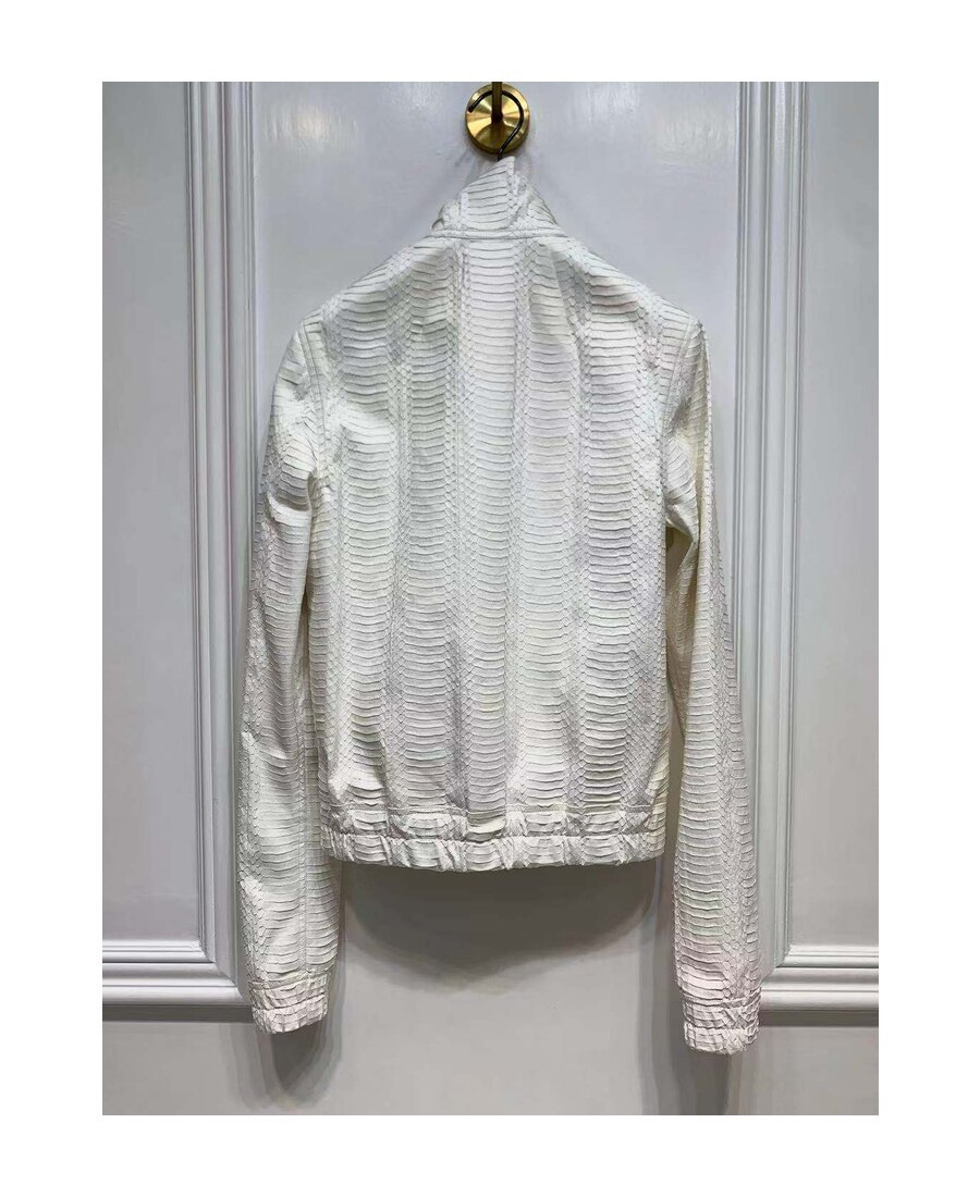 Rick Owens Logo Casual Jacket In White