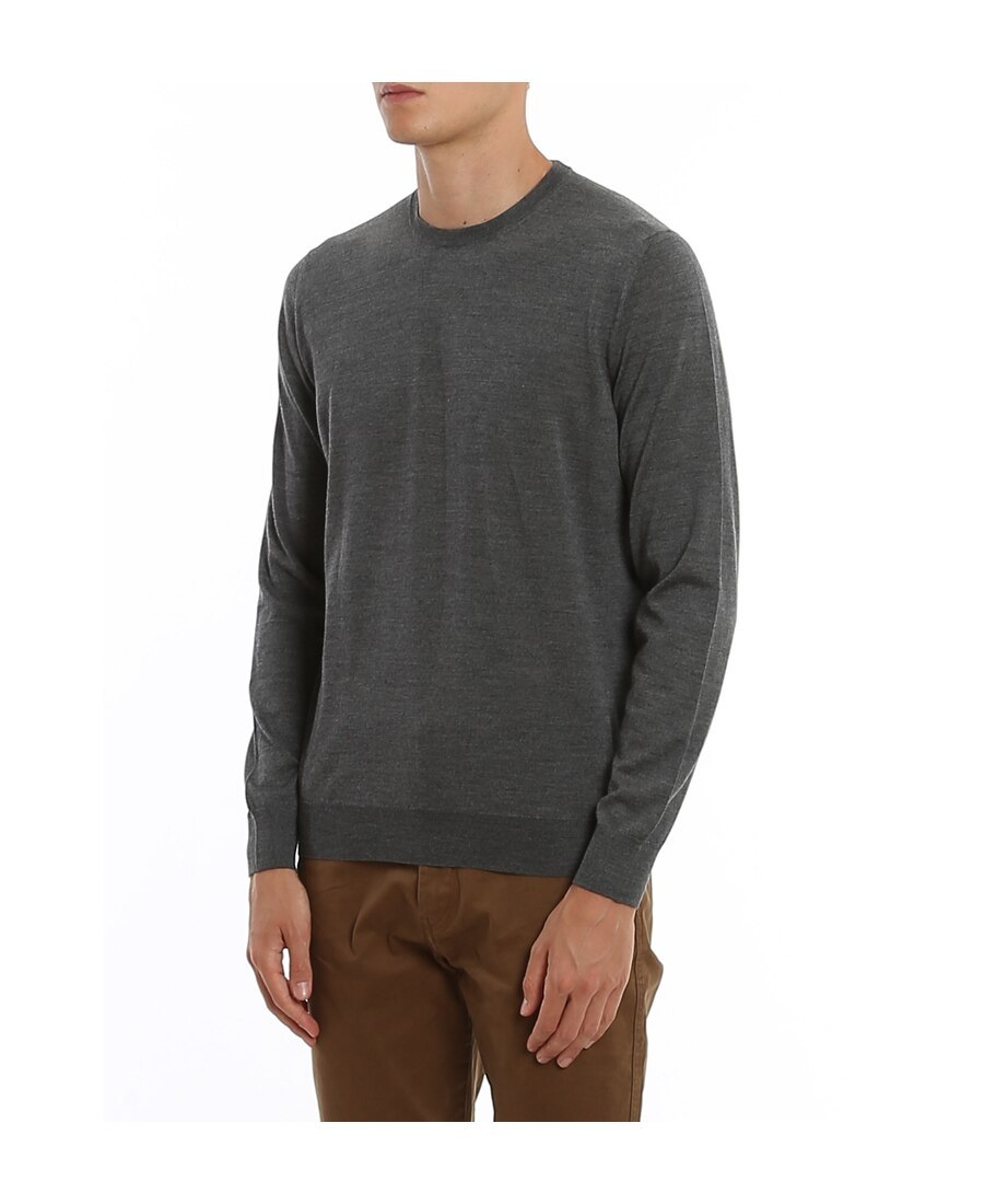 Drumohr Merino Wool Sweater In Black