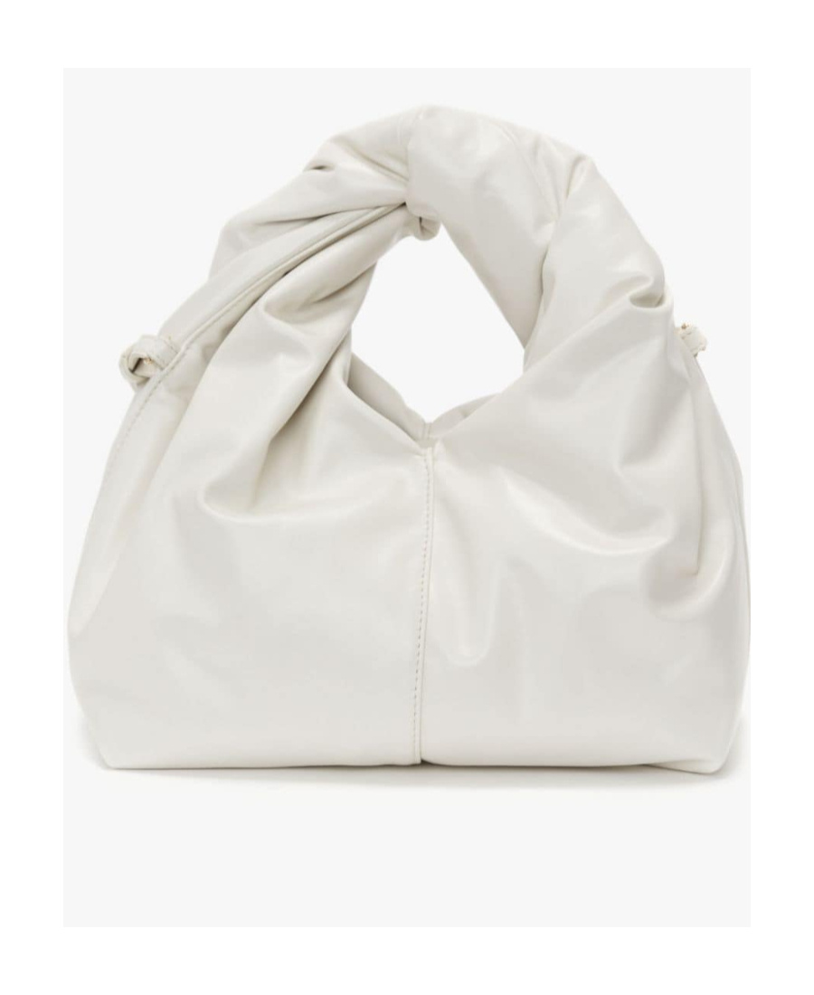 Jw Anderson Mini Twister Leather Crossbody Bag In White