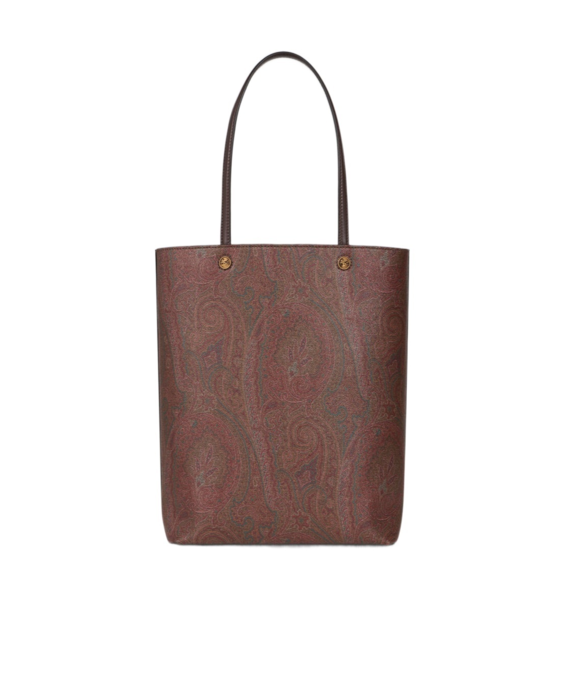Etro Paisleyprint Opentop Tote Bag In Brown