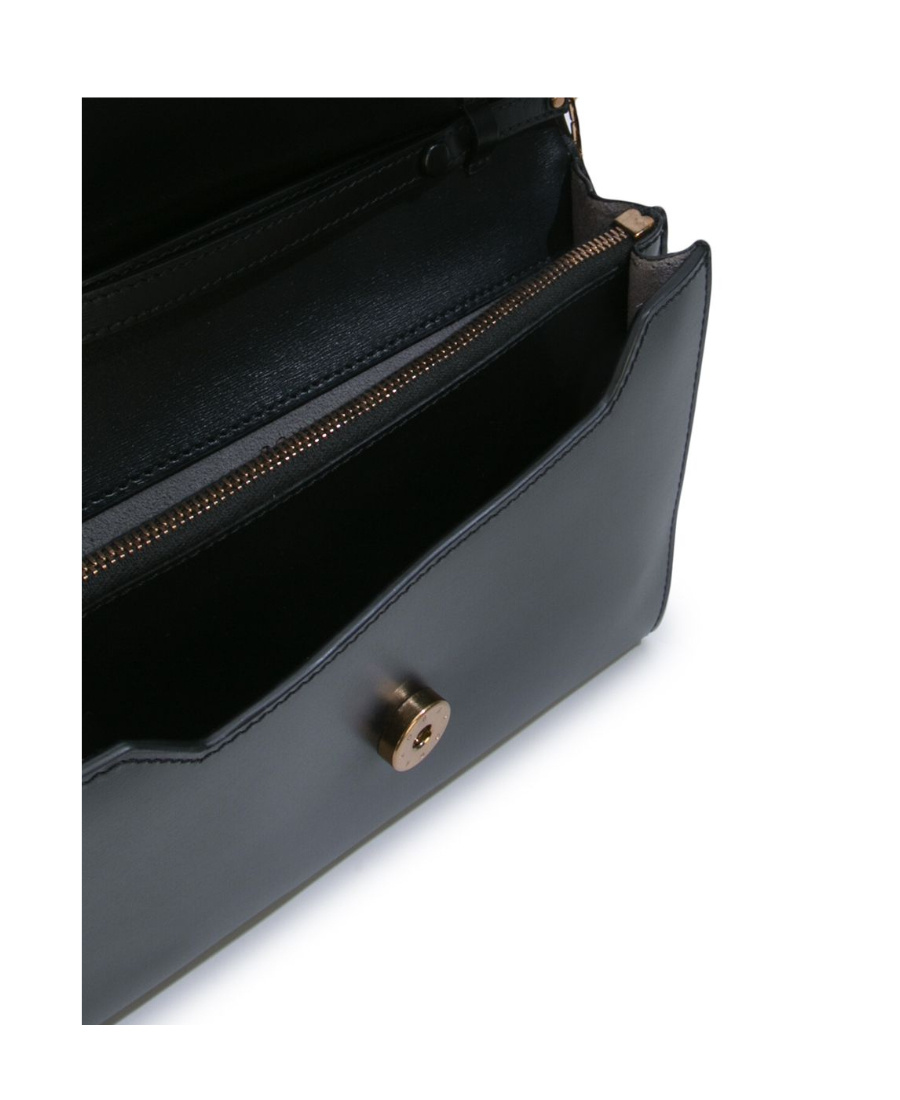 Boyy Buckle Travel Case Leather Crossbody Bag In Black