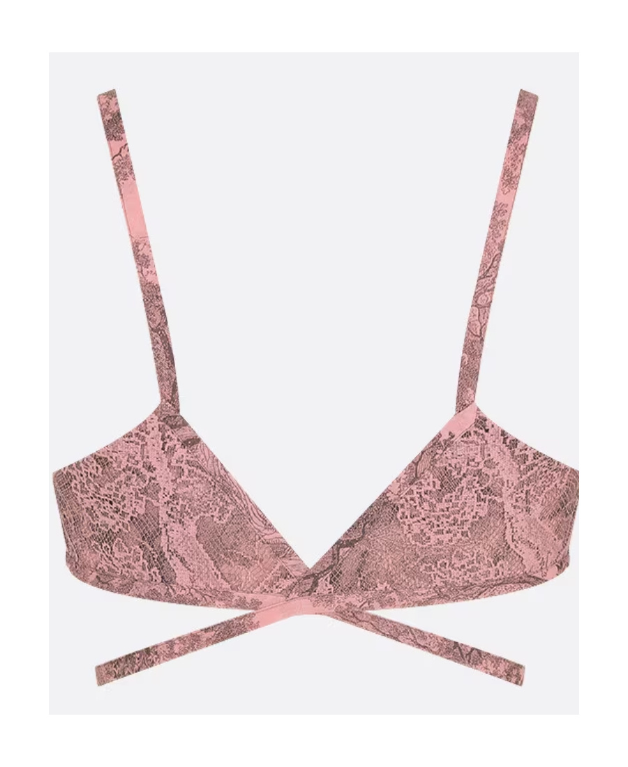 Dior Lace-up Underwear In Pink