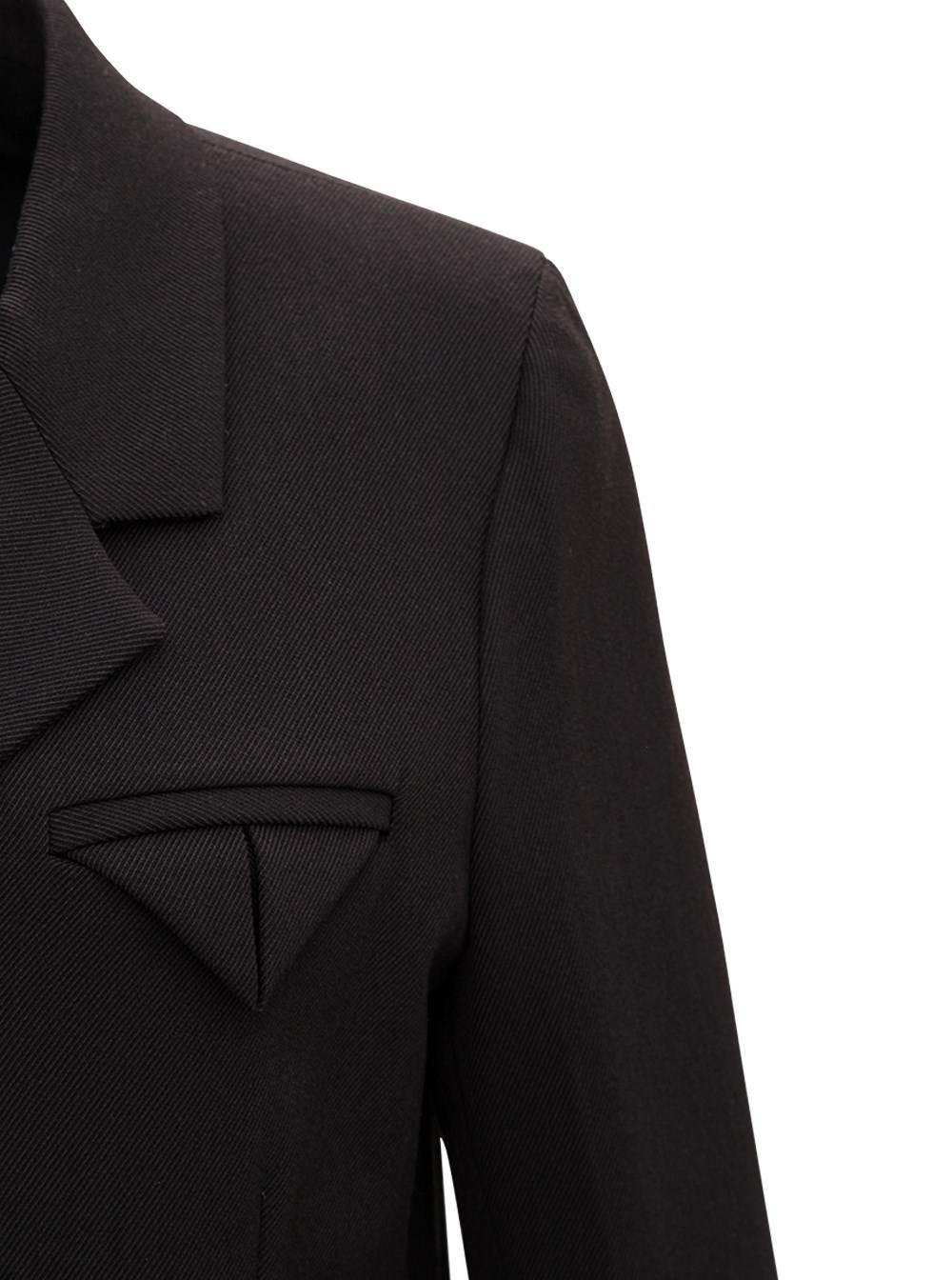 Bottega Veneta Single-breasted Split-sleeve Blazer In Black