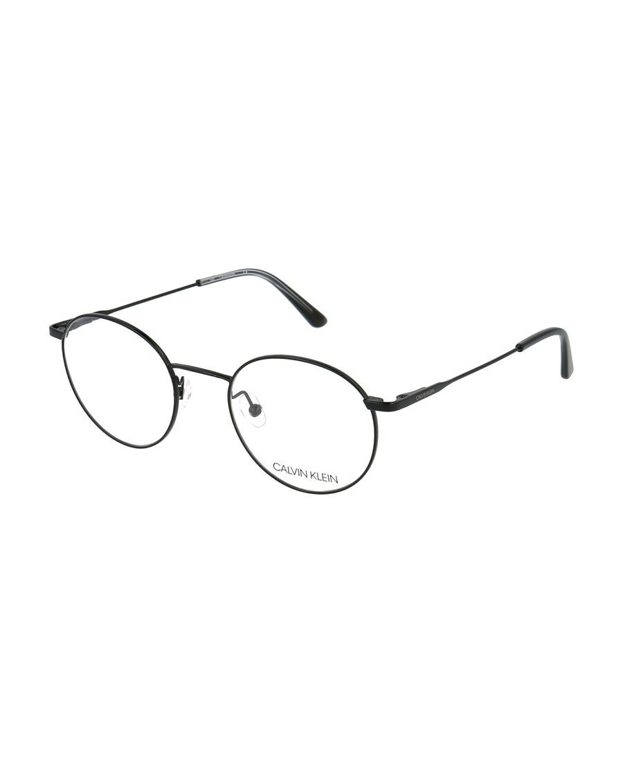 Calvin Klein Round Frame Glasses In Black