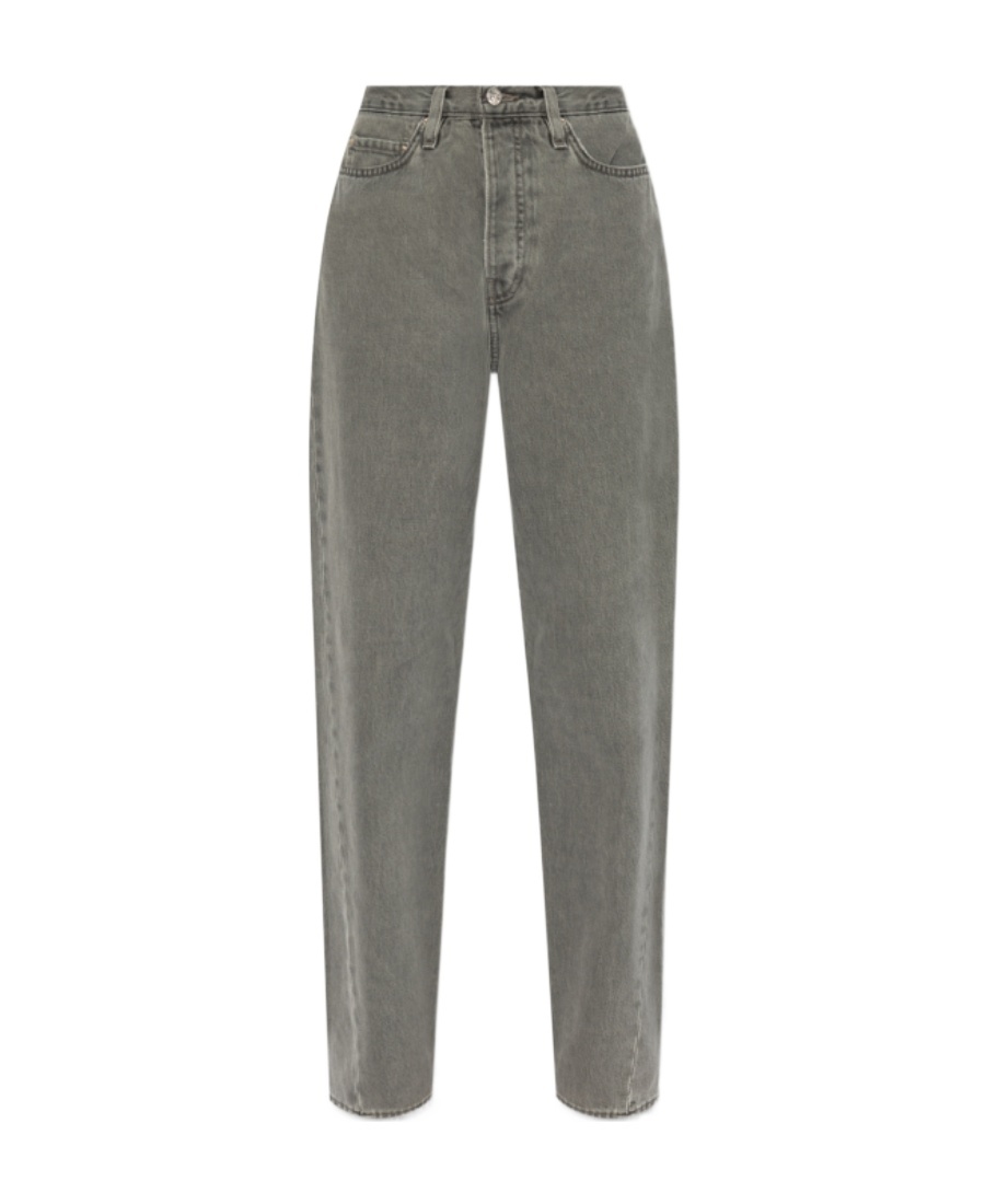 Totême Multi-pocket Denim Trousers In Gray