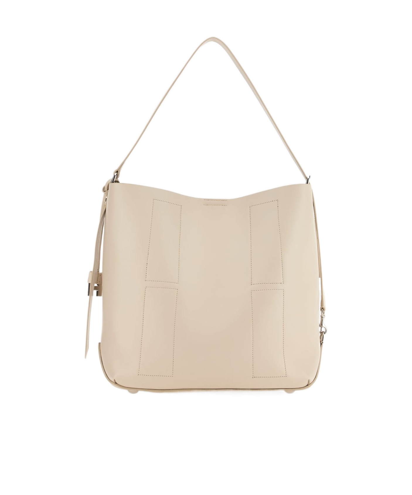 Hogan Borse A Tracolla In Pelle Di Vitello Bianca In Nude