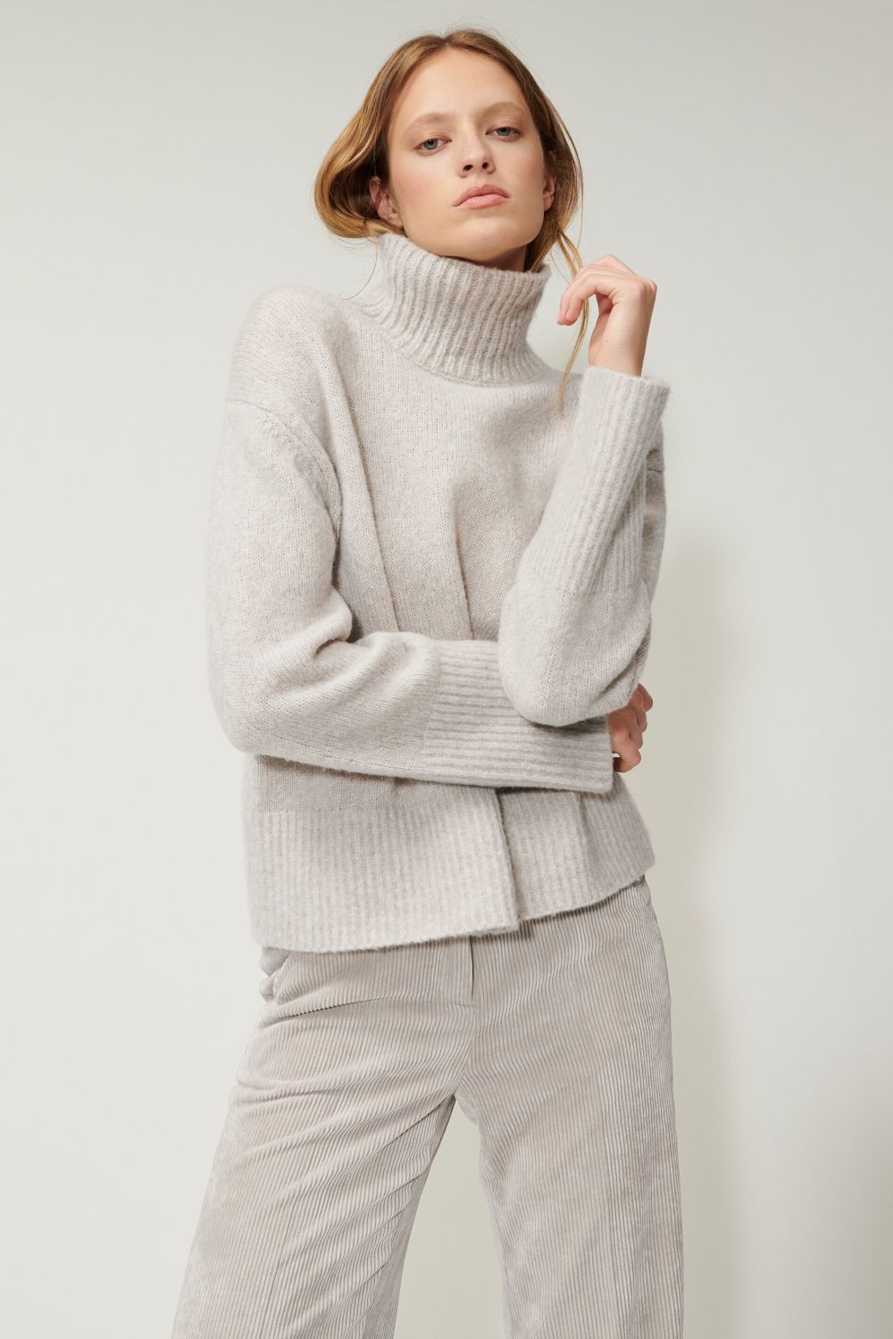 LUISA CERANO HIGH-NECKED WOOL SWEATER