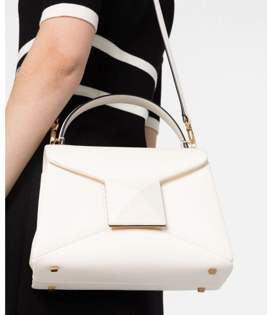 VALENTINO GARAVANI VALENTINO GARAVANI ONE STUD FOLDOVER TOP TOTE BAG