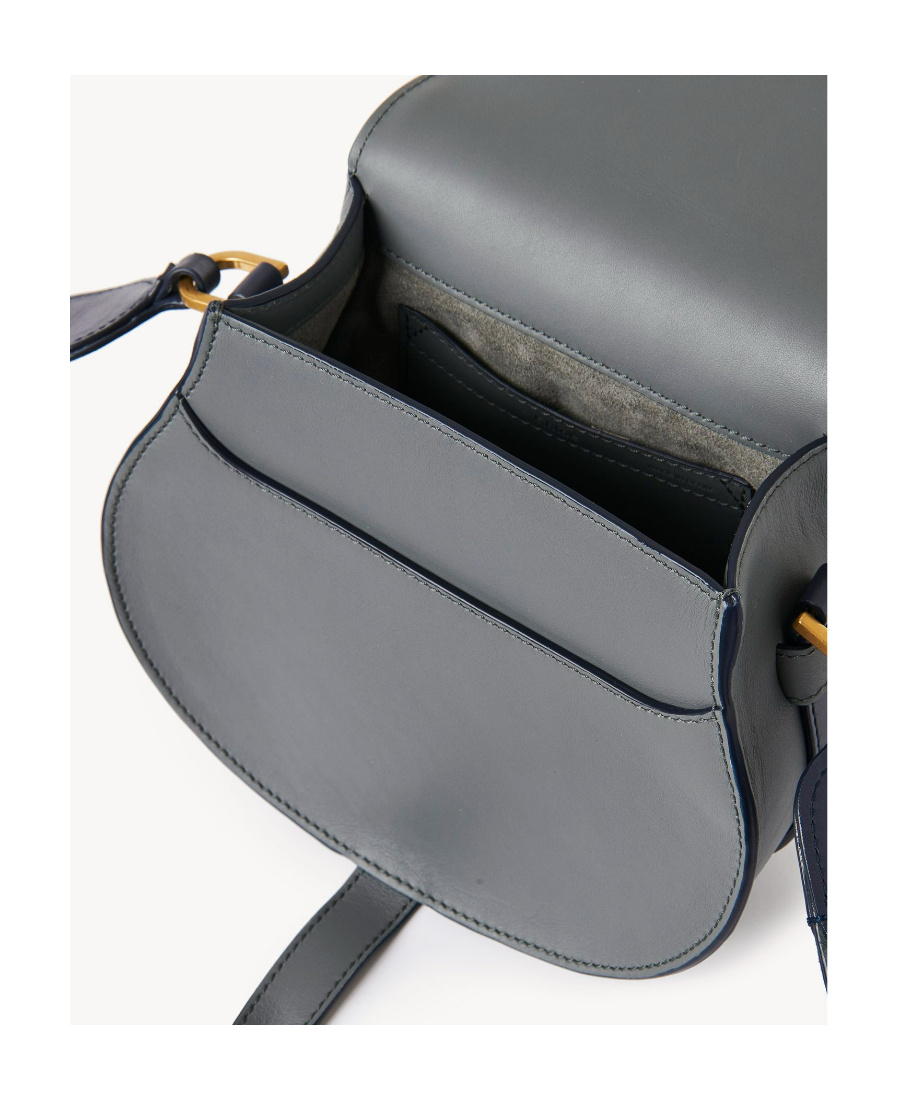 Chloé Shoulder-strap-detailing Shoulder Bag In Gray