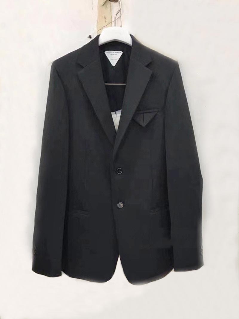 Bottega Veneta Tailored Single-breasted Blazer In Black