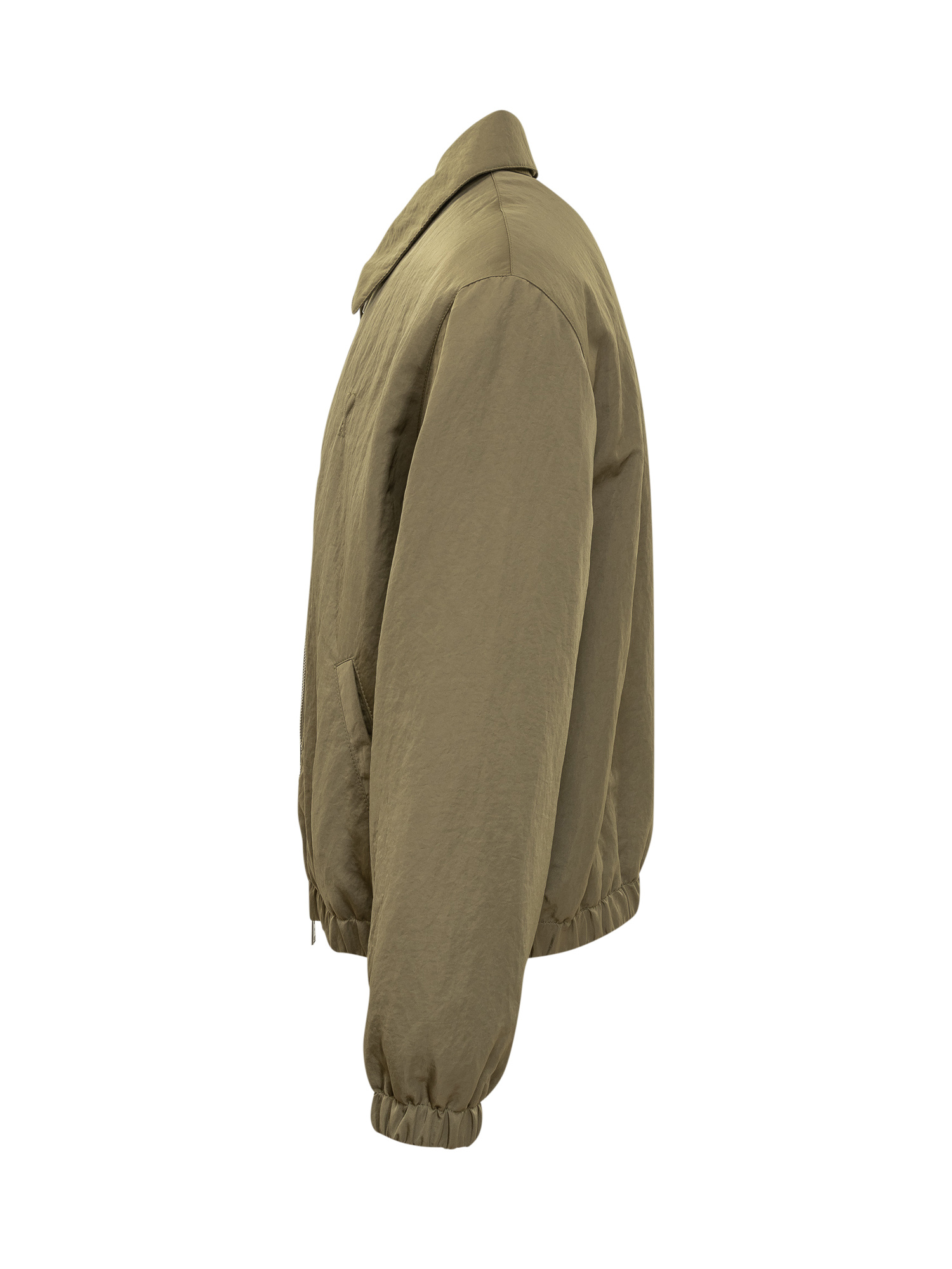 Ami Alexandre Mattiussi Long-sleeved Casual Jacket In Green