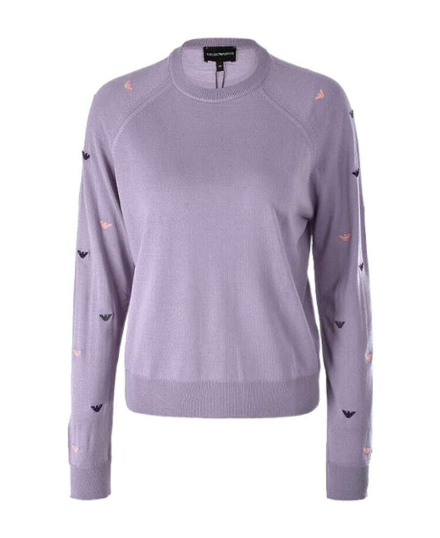 EMPORIO ARMANI ROUND-NECKED WOOL SWEATER