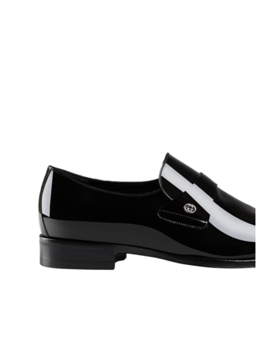GUCCI BLACK LOGO BUSINESS CASUAL SHOES