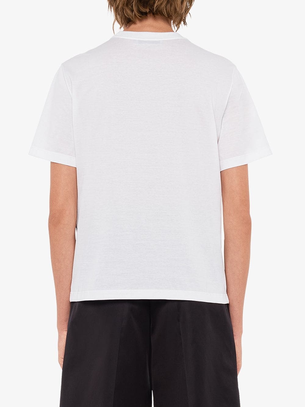 Prada Zip Pocket T-shirt In White