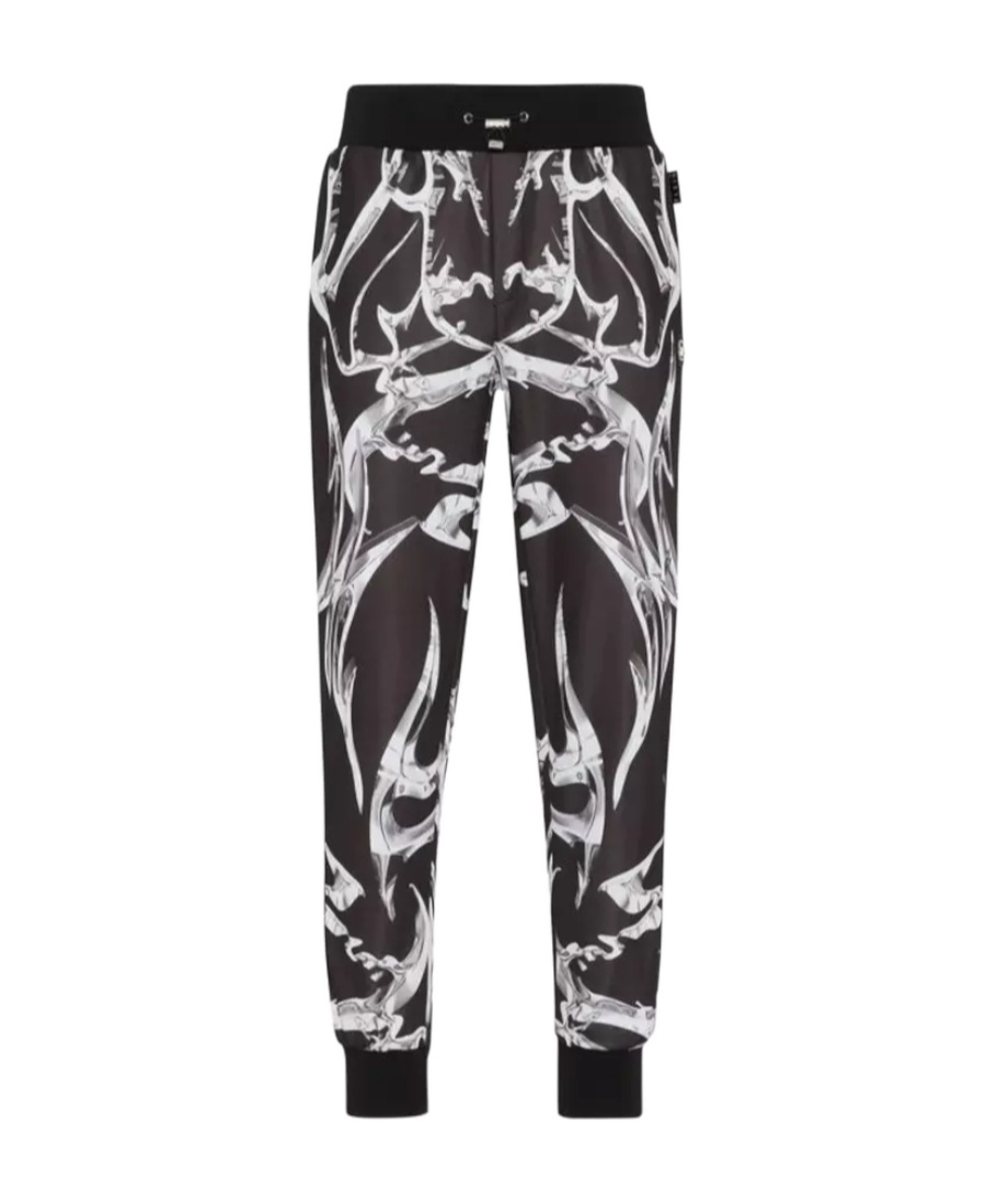 Philipp Plein Elastic Waist Sweatpants In Black