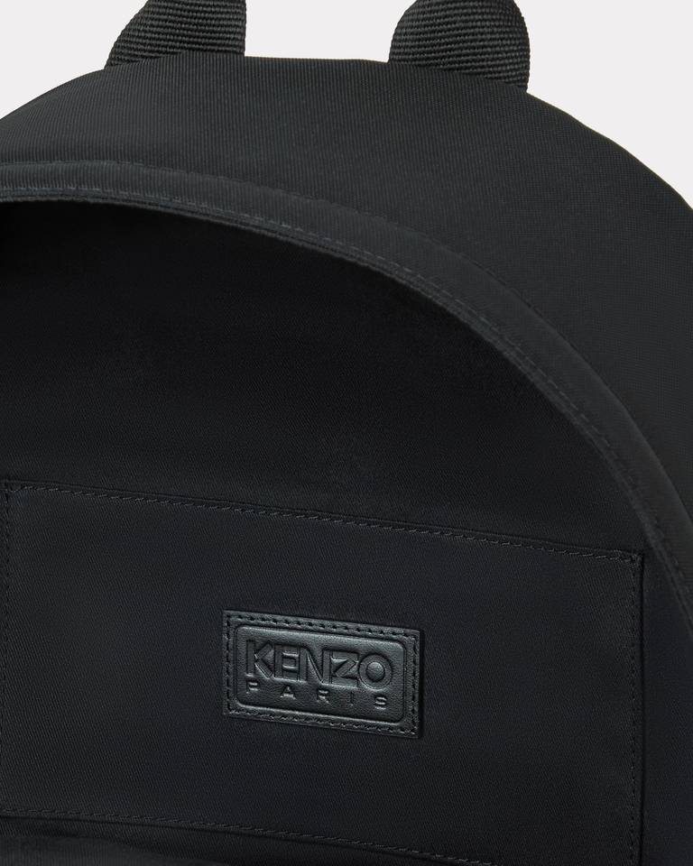 Kenzo Backpack With Adjustable Straps And Top Handle In Black