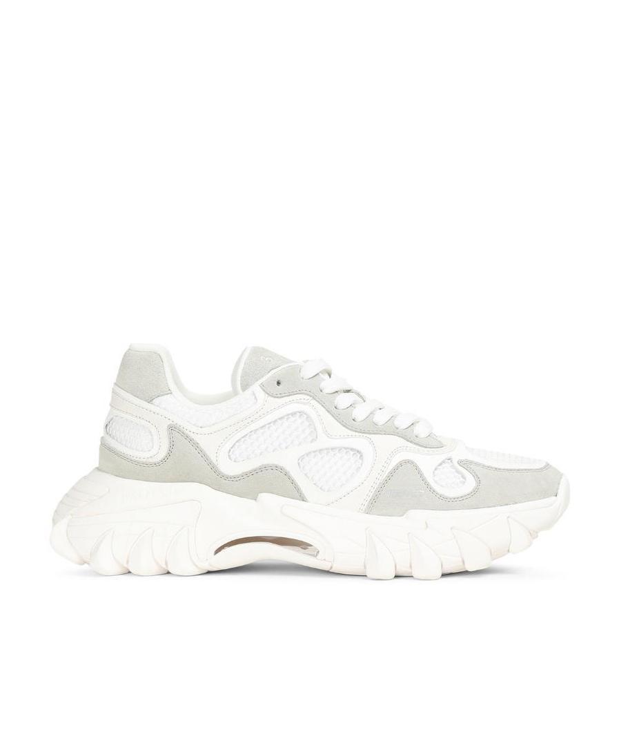 Balmain White B-east Sneakers In White