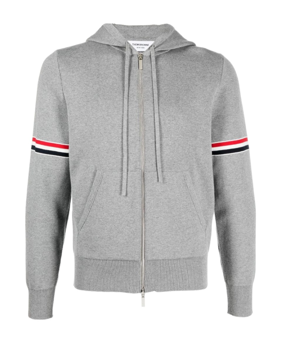 Thom Browne Men's Hoodie In Gray