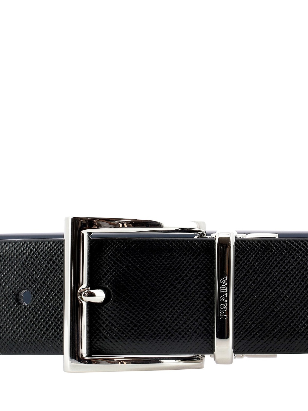 Prada Reversible Belt In Black