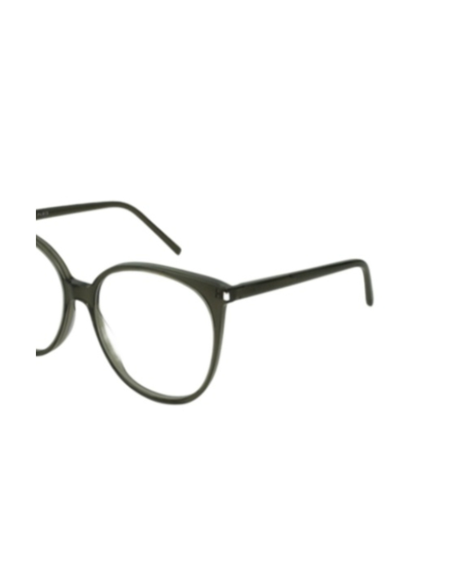 Saint Laurent Eyewear Round Frame Glasses In Black
