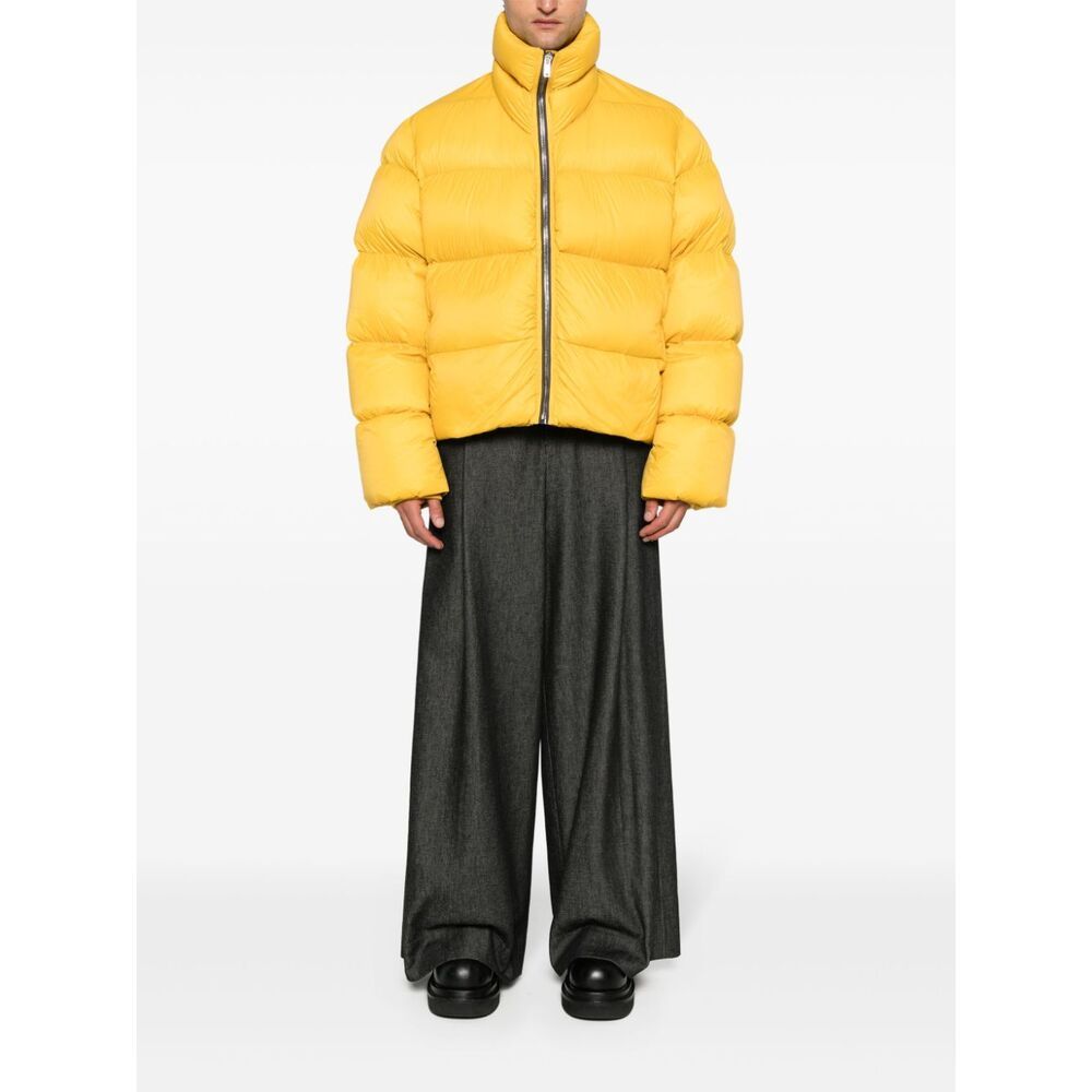 Rick Owens Turtle Jacket In Yellow