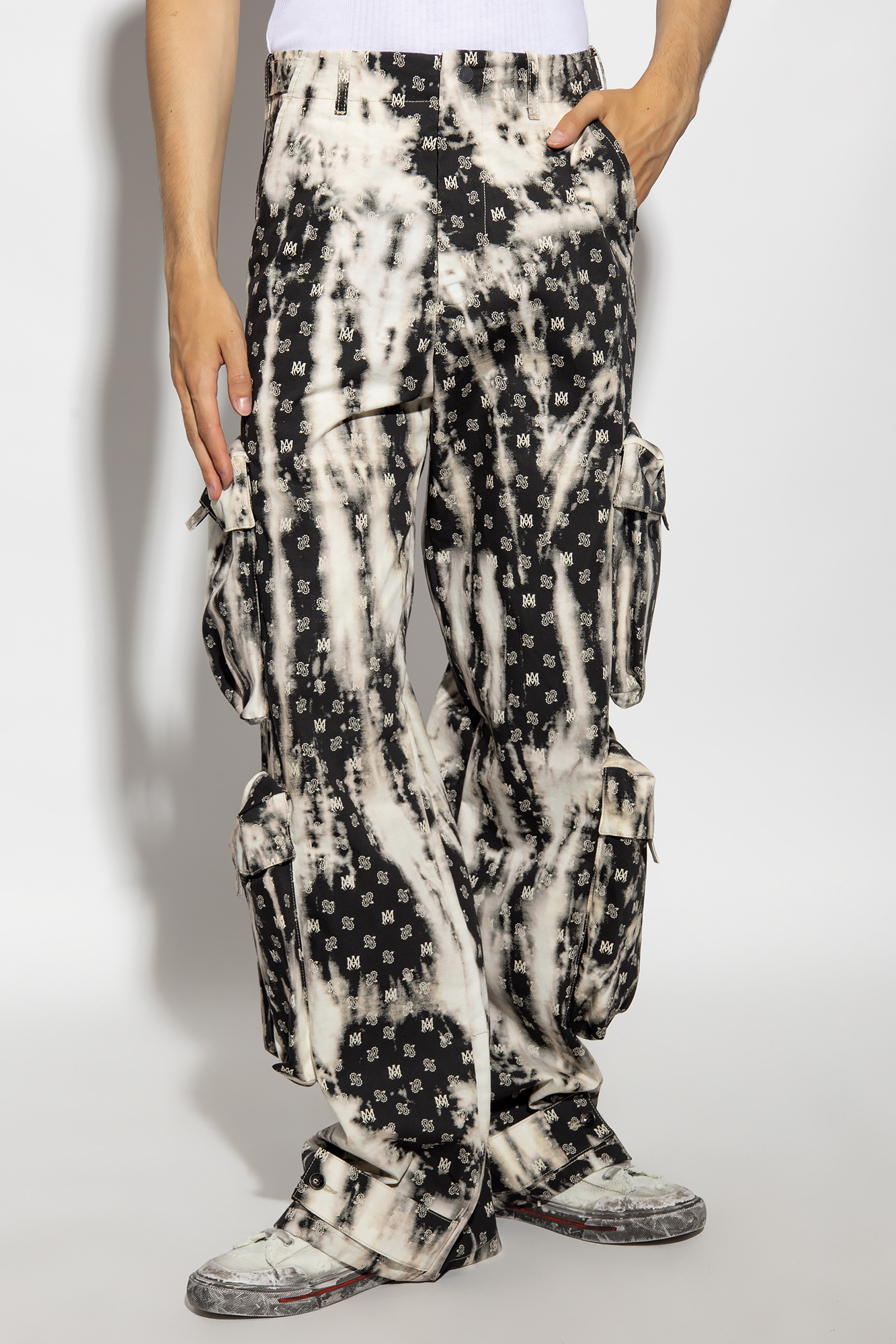 Amiri Monogram-pattern In Black